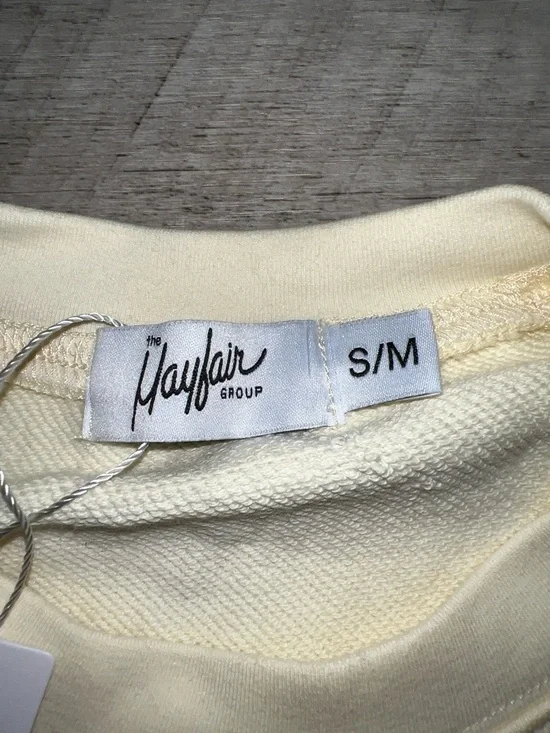 NEW The Mayfair Group Cream Sweatshirt with Blue Bear Design - Picture 4 of 6